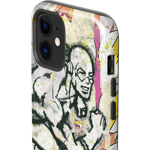 DC Comics The Flash Retro Abstract Running Pose iPhone 12 Impact Case