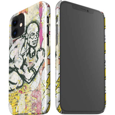 DC Comics The Flash Retro Abstract Running Pose iPhone 12 Mini Lite Case