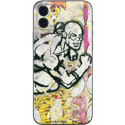 DC Comics The Flash Retro Abstract Running Pose iPhone 12 Mini Skin