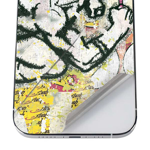 DC Comics The Flash Retro Abstract Running Pose iPhone 12 Pro Max Skin