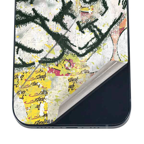 DC Comics The Flash Retro Abstract Running Pose iPhone 12 Skin