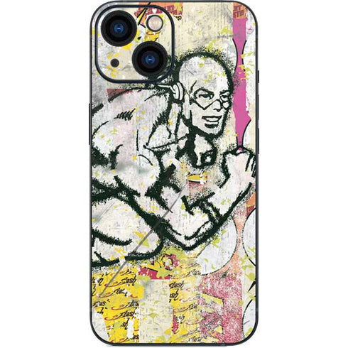 DC Comics The Flash Retro Abstract Running Pose iPhone 13 Mini Skin