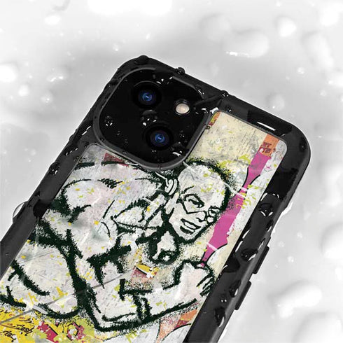 DC Comics The Flash Retro Abstract Running Pose iPhone 13 Mini Waterproof Case