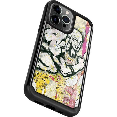 DC Comics The Flash Retro Abstract Running Pose iPhone 13 Pro Cargo Case