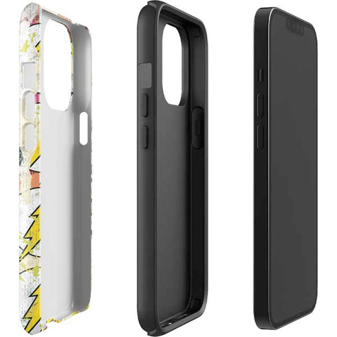 DC Comics The Flash Retro Abstract Running Pose iPhone 13 Pro Impact Case