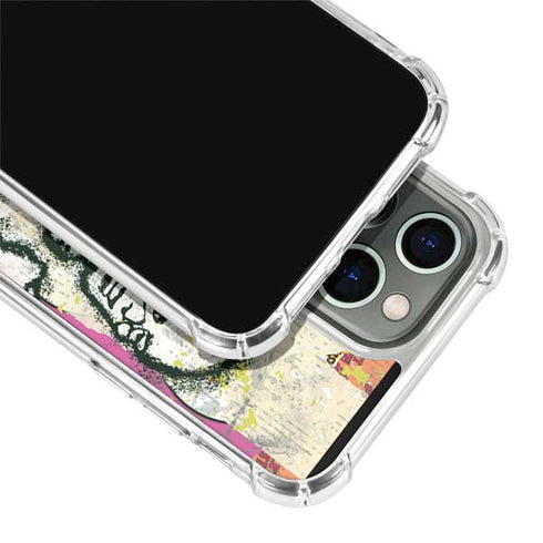 DC Comics The Flash Retro Abstract Running Pose iPhone 13 Pro Max Clear Case