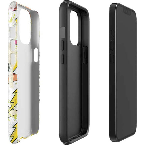 DC Comics The Flash Retro Abstract Running Pose iPhone 13 Pro Max Impact Case
