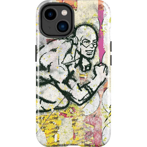 DC Comics The Flash Retro Abstract Running Pose iPhone 14 Plus Impact Case