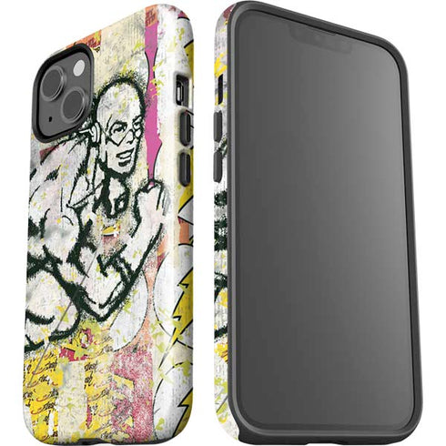DC Comics The Flash Retro Abstract Running Pose iPhone 15 Impact Case