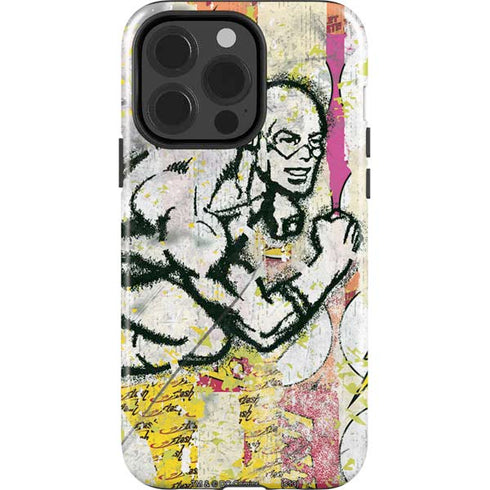 DC Comics The Flash Retro Abstract Running Pose iPhone 15 Pro Impact Case