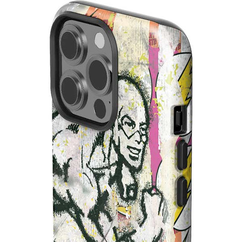 DC Comics The Flash Retro Abstract Running Pose iPhone 14 Pro Impact Case