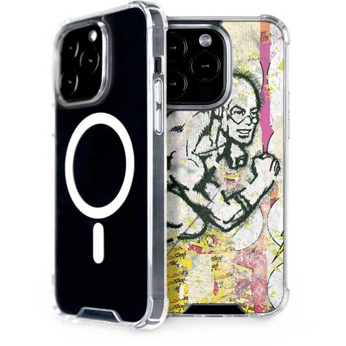 DC Comics The Flash Retro Abstract Running Pose iPhone 14 Pro MagSafe Case