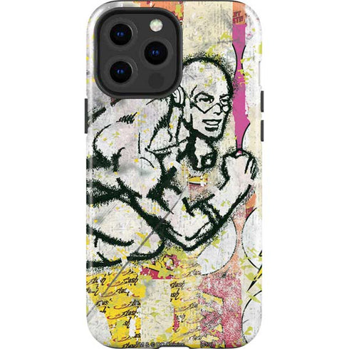 DC Comics The Flash Retro Abstract Running Pose iPhone 15 Pro Max Impact Case