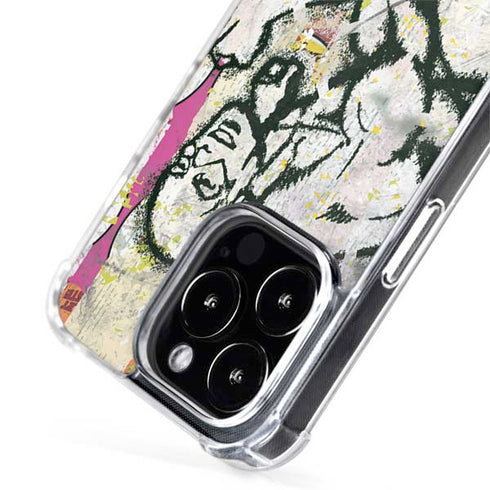 DC Comics The Flash Retro Abstract Running Pose iPhone 15 Pro Max MagSafe Case