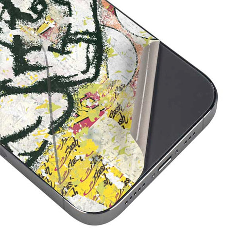 DC Comics The Flash Retro Abstract Running Pose iPhone 14 Pro Skin