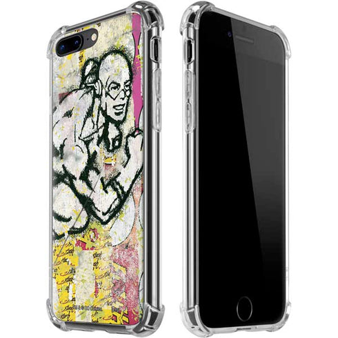 DC Comics The Flash Retro Abstract Running Pose iPhone 7/8 Plus Clear Case