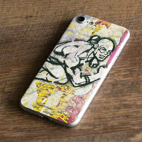 DC Comics The Flash Retro Abstract Running Pose iPhone 7 Skin