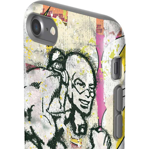 DC Comics The Flash Retro Abstract Running Pose iPhone SE (2nd & 3rd Gen) Pro Case