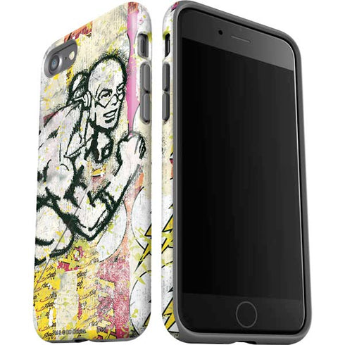 DC Comics The Flash Retro Abstract Running Pose iPhone SE (2nd & 3rd Gen) Pro Case