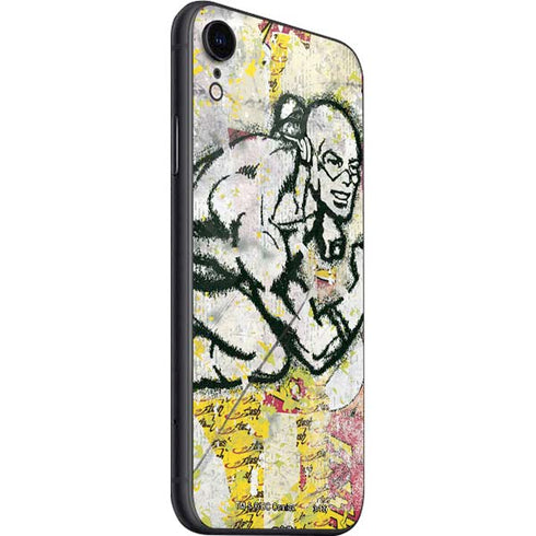 DC Comics The Flash Retro Abstract Running Pose iPhone SE (2nd & 3rd Gen) Skin