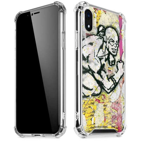 DC Comics The Flash Retro Abstract Running Pose iPhone XR Clear Case