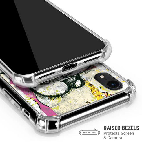 DC Comics The Flash Retro Abstract Running Pose iPhone XR Clear Case