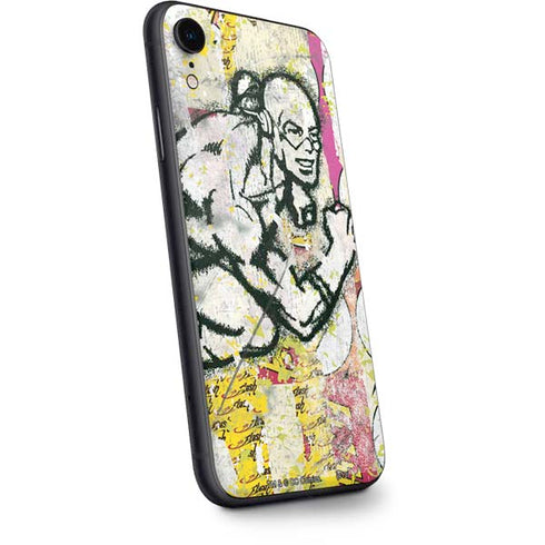 DC Comics The Flash Retro Abstract Running Pose iPhone XR Skin