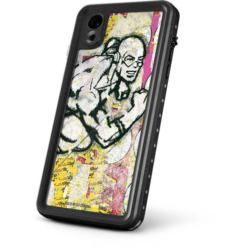 DC Comics The Flash Retro Abstract Running Pose iPhone XR Waterproof Case
