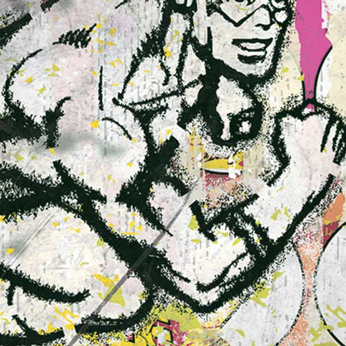 DC Comics The Flash Retro Abstract Running Pose iPhone XS Max Skin