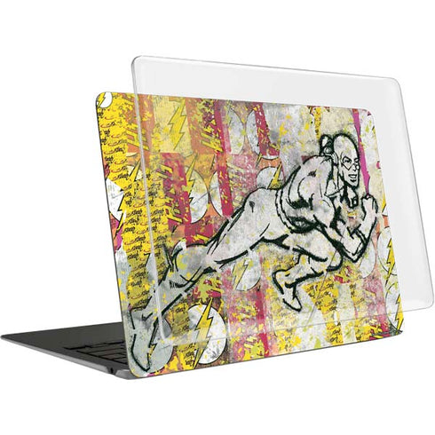 DC Comics The Flash Retro Abstract Running Pose MacBook Air 13in M1 (2021) Case plus Skin