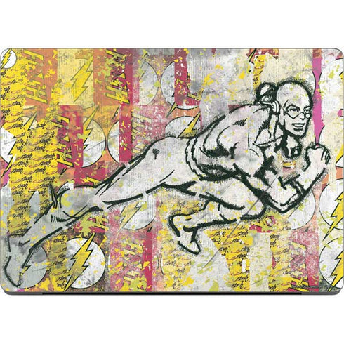 DC Comics The Flash Retro Abstract Running Pose MacBook Pro 14in (2021-24) Skin