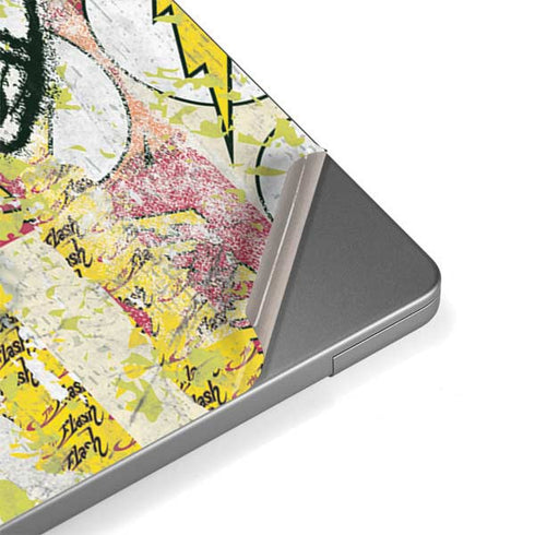 DC Comics The Flash Retro Abstract Running Pose MacBook Pro 14in (2021-24) Skin