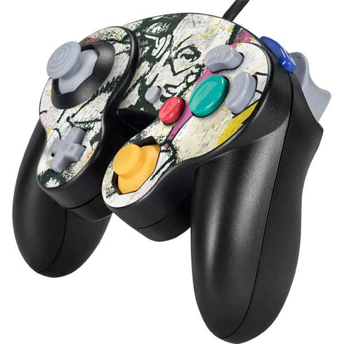 DC Comics The Flash Retro Abstract Running Pose Nintendo GameCube Controller Skin
