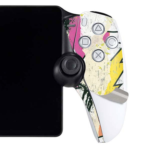 DC Comics The Flash Retro Abstract Running Pose PlayStation Portal Remote Player Skin