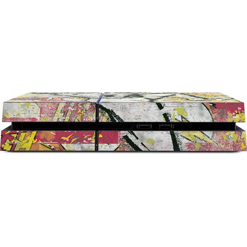 DC Comics The Flash Retro Abstract Running Pose PS4 Console Skin