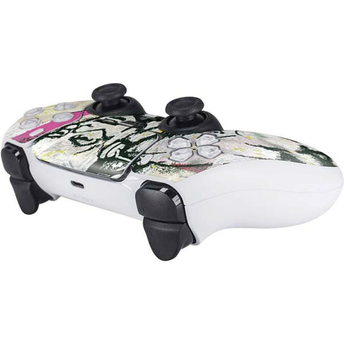 DC Comics The Flash Retro Abstract Running Pose PS5 Controller Skin
