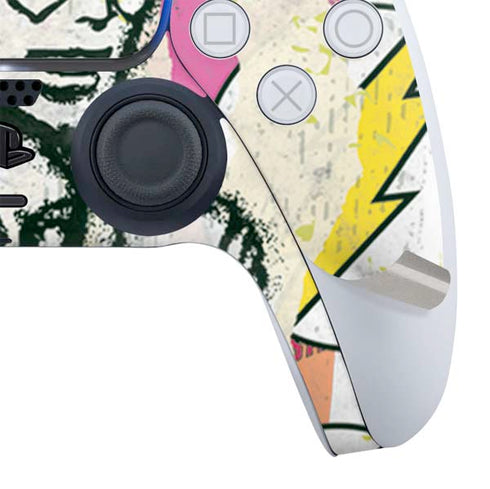 DC Comics The Flash Retro Abstract Running Pose PS5 Controller Skin
