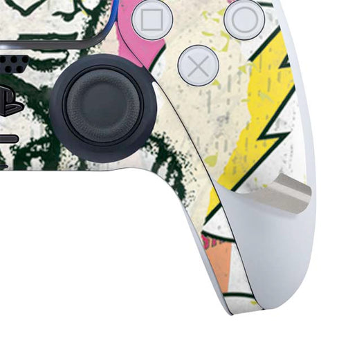 DC Comics The Flash Retro Abstract Running Pose PS5 Slim Digital Edition Bundle Skin