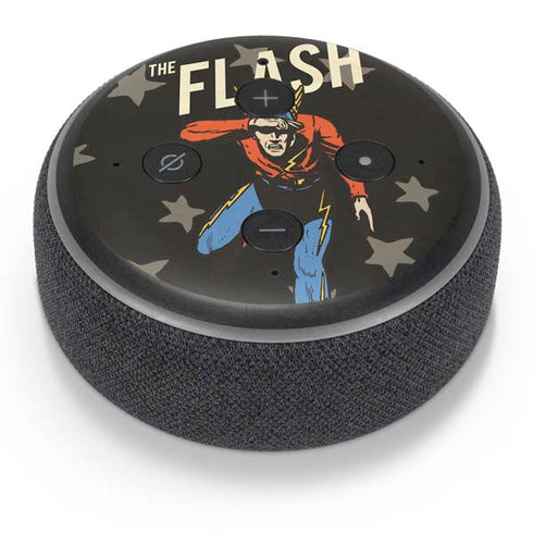 DC Comics The Flash Retro Action Pose Amazon Echo Dot Skin