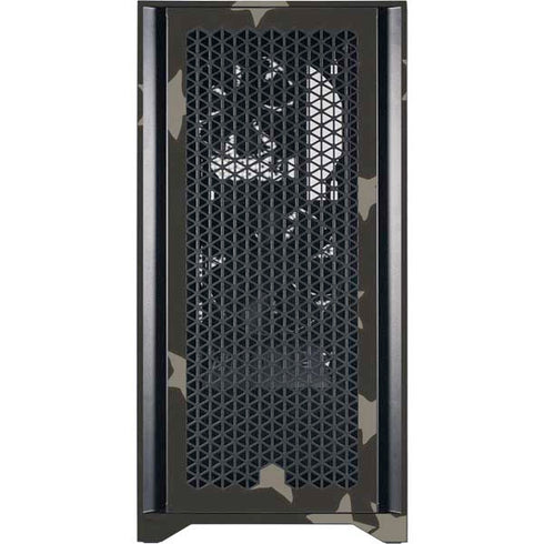 DC Comics The Flash Retro Action Pose Corsair 4000D Tempered Glass Mid-Tower ATX Case Skin