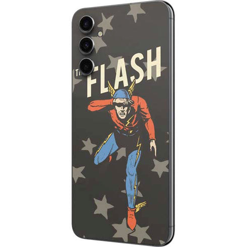 DC Comics The Flash Retro Action Pose Galaxy A14 5G Skin