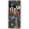 DC Comics The Flash Retro Action Pose Galaxy A21 Clear Case