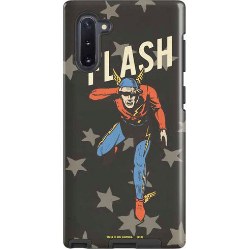 DC Comics The Flash Retro Action Pose Galaxy Note 10 Pro Case