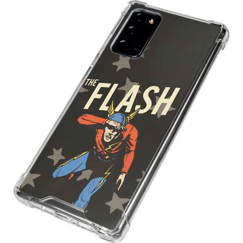 DC Comics The Flash Retro Action Pose Galaxy Note20 5G Clear Case