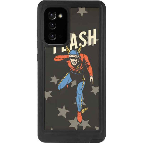DC Comics The Flash Retro Action Pose Galaxy Note20 5G Waterproof Case
