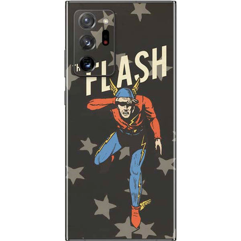 DC Comics The Flash Retro Action Pose Galaxy Note20 Ultra 5G Skin