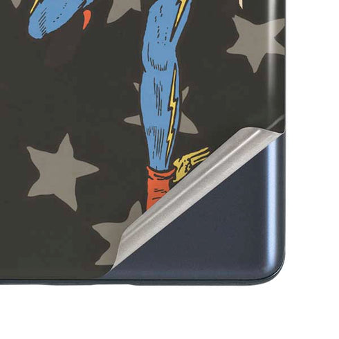 DC Comics The Flash Retro Action Pose Galaxy S20 Fan Edition Skin