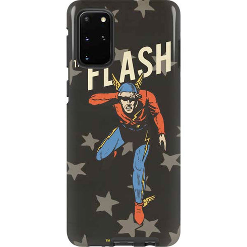 DC Comics The Flash Retro Action Pose Galaxy S20 Plus Pro Case