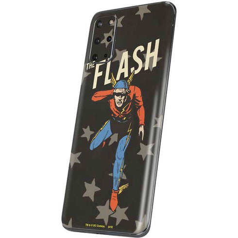 DC Comics The Flash Retro Action Pose Galaxy S20 Plus Skin