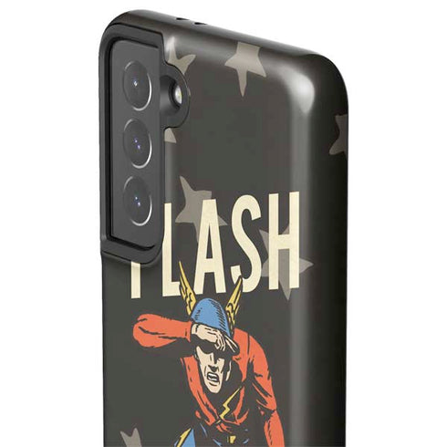 DC Comics The Flash Retro Action Pose Galaxy S21 5G Pro Case